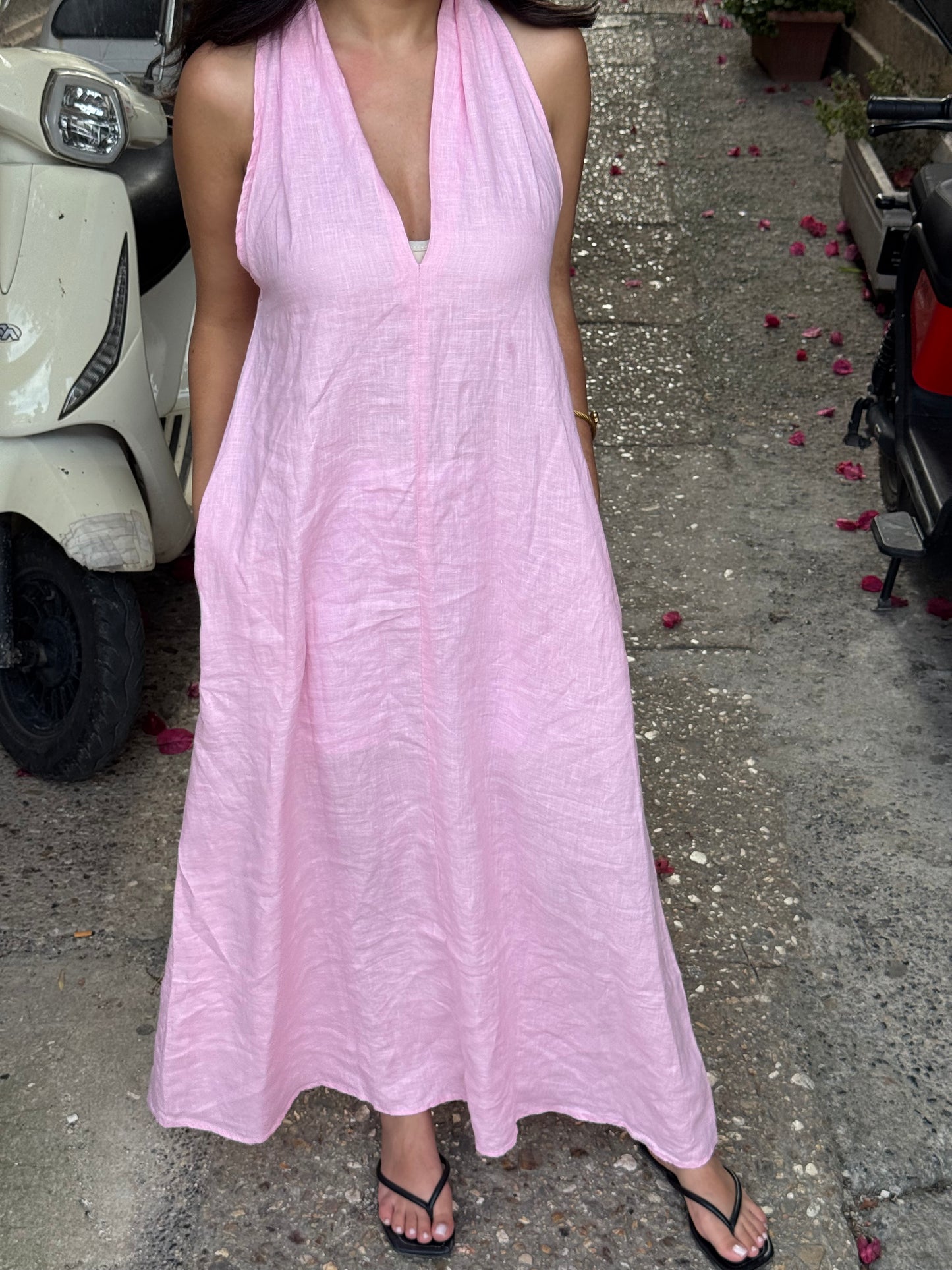 Solin linen dress